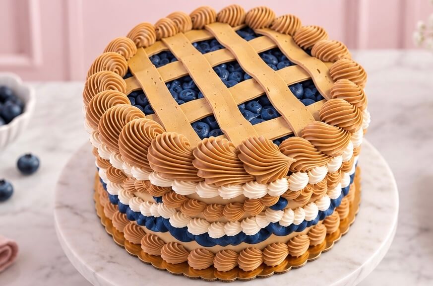 Blueberry Pie Cake
