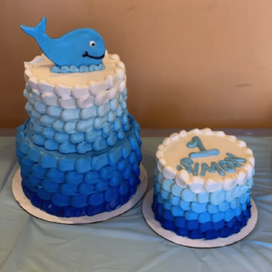 One WHALEY Cute Cake
