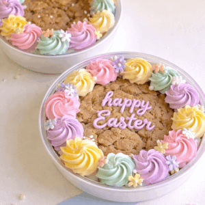 Mini Easter Basket Cookie Cakes