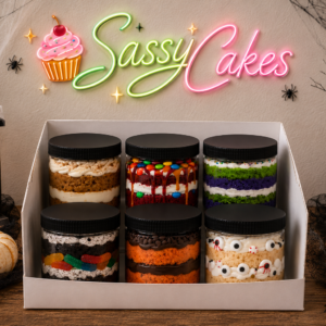 Halloween Cake Jar Collection (6 pack)