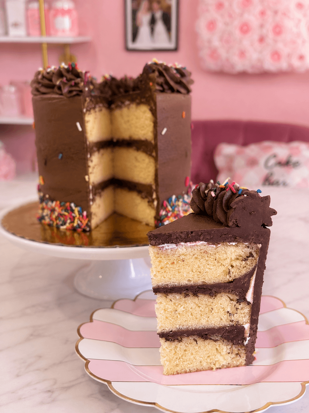 Old School - vanilla with chocolate buttercream!